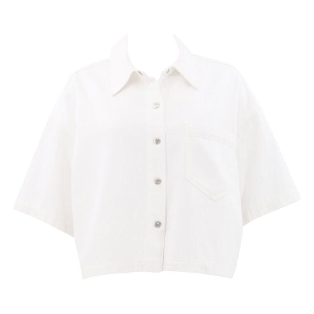 Agolde Rona boxy tee white XS